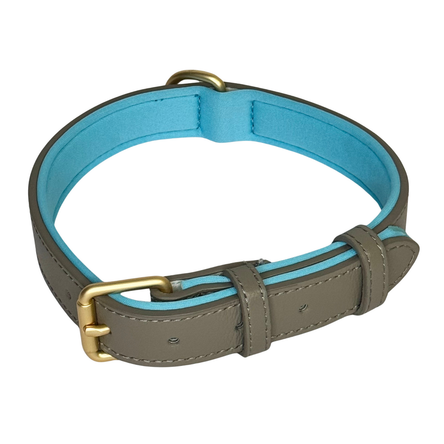 Collier Douceur Duo Gris Personnalisable